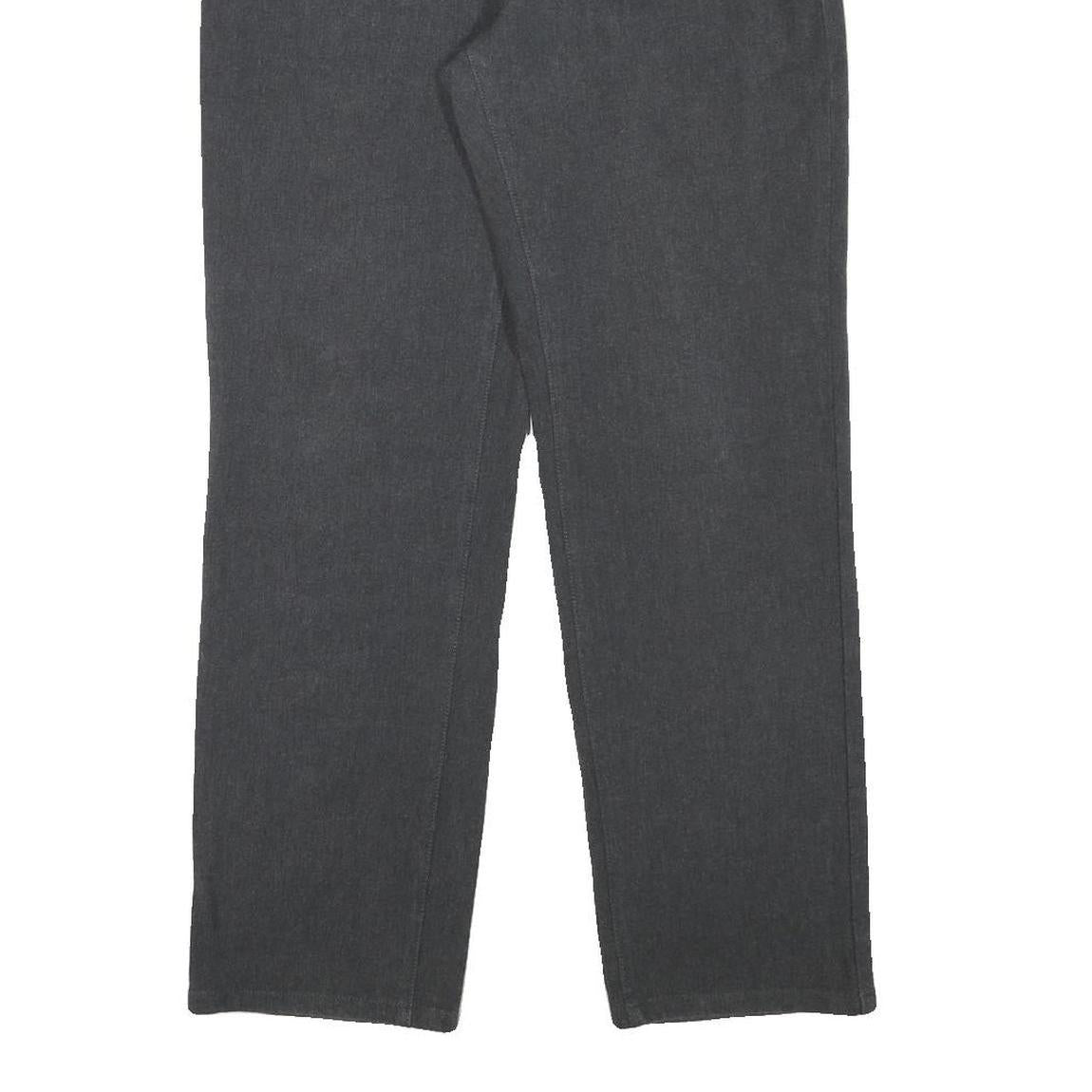 MAC Womens Regular Fit Black Cotton Blend Regular Leg Trousers W30 L29 Stretch