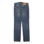 LEVI'S 511 Mens Jeans Blue Slim Skinny Denim Medium W28 L30 Distressed