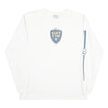 NIKE Mens White Surf Cup Graphic Long Sleeve Crew Neck T-Shirt M