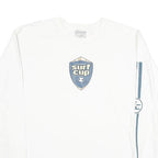 NIKE Mens White Surf Cup Graphic Long Sleeve Crew Neck T-Shirt M