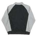 NIKE Mens Black & Grey White Colourblock Jacket M Cotton Blend Zip Casual
