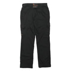 HELLY HANSEN Womens Black Regular Fit Cargo Trousers W30 L30 Workwear Practical