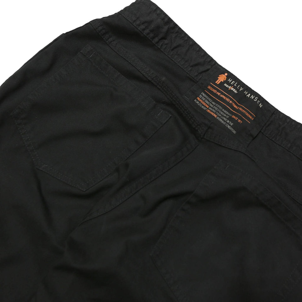HELLY HANSEN Womens Black Regular Fit Cargo Trousers W30 L30 Workwear Practical