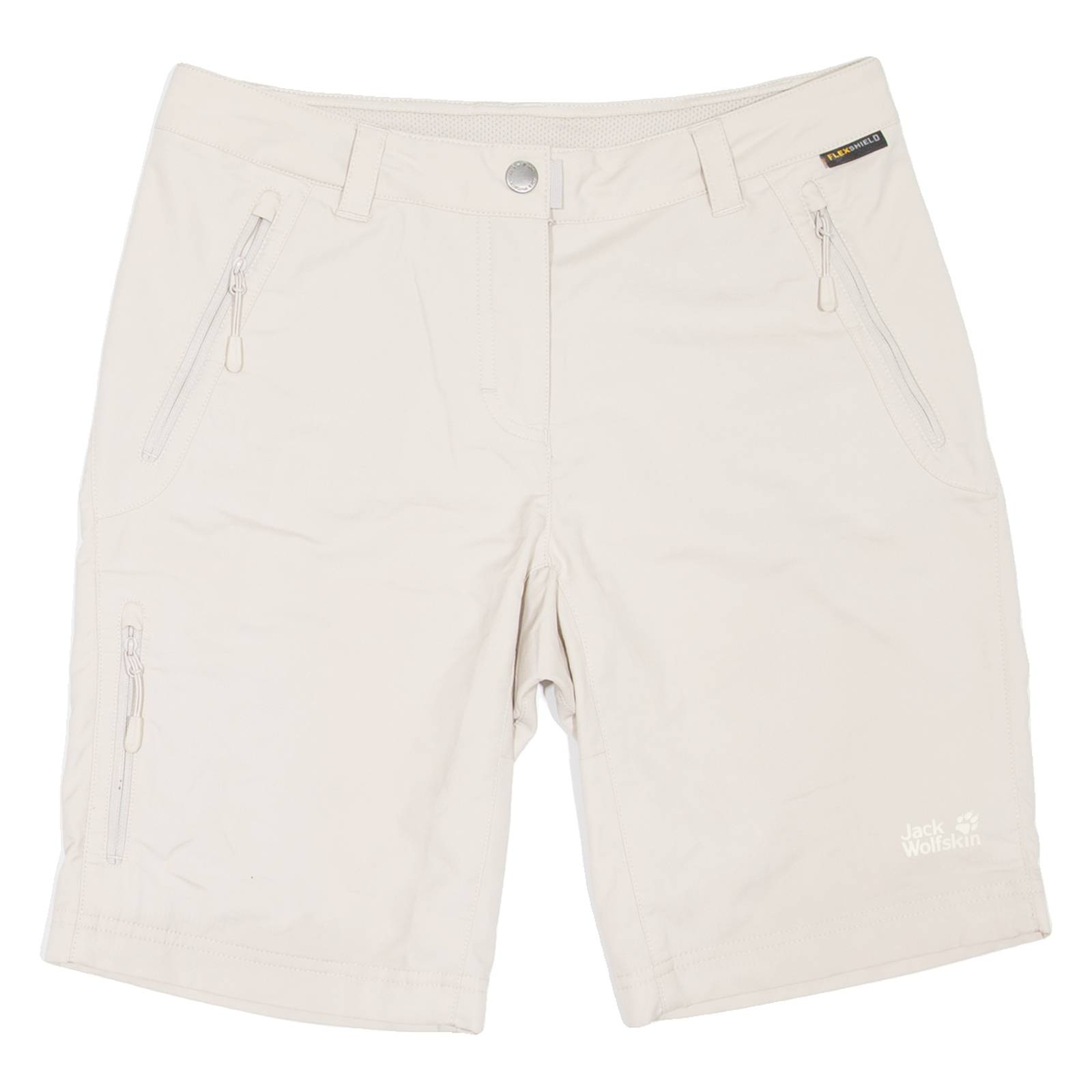 JACK WOLFSKIN Outdoor Womens Casual Shorts Beige UK 8 W28