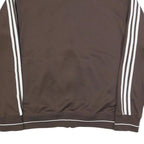 ADIDAS World Cup 2006 Hamburg Mens Brown & White Track Jacket L Polyester Zip