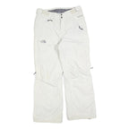 THE NORTH FACE Womens Polyester Blend White Regular Fit Trousers W30 L28 Outdoor
