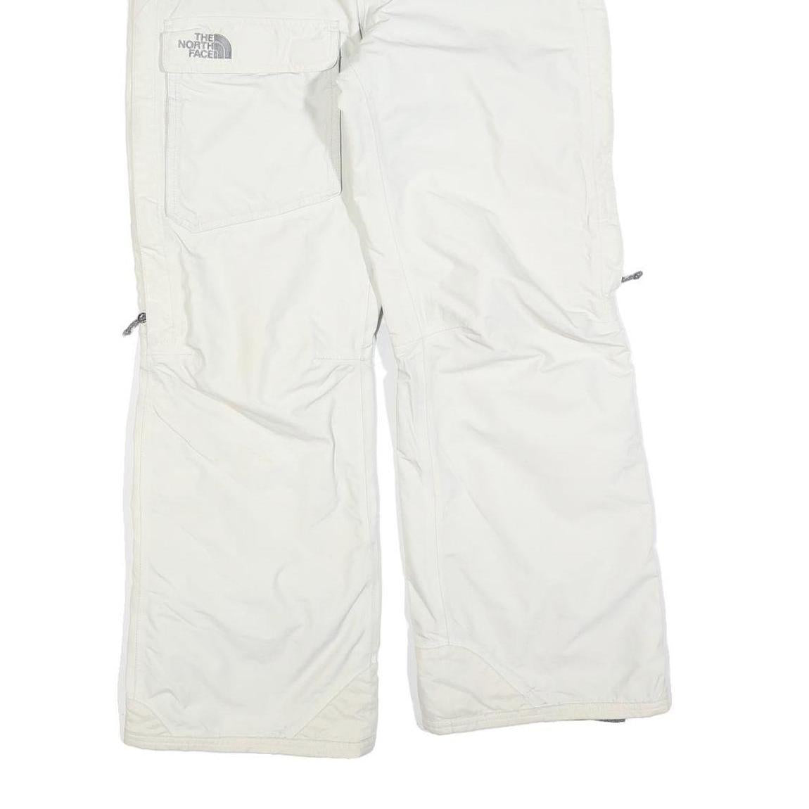 THE NORTH FACE Womens Polyester Blend White Regular Fit Trousers W30 L28 Outdoor