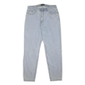 RIOT Womens Jeans Blue Regular Straight Denim Light W35 L30 Casual Cotton Style