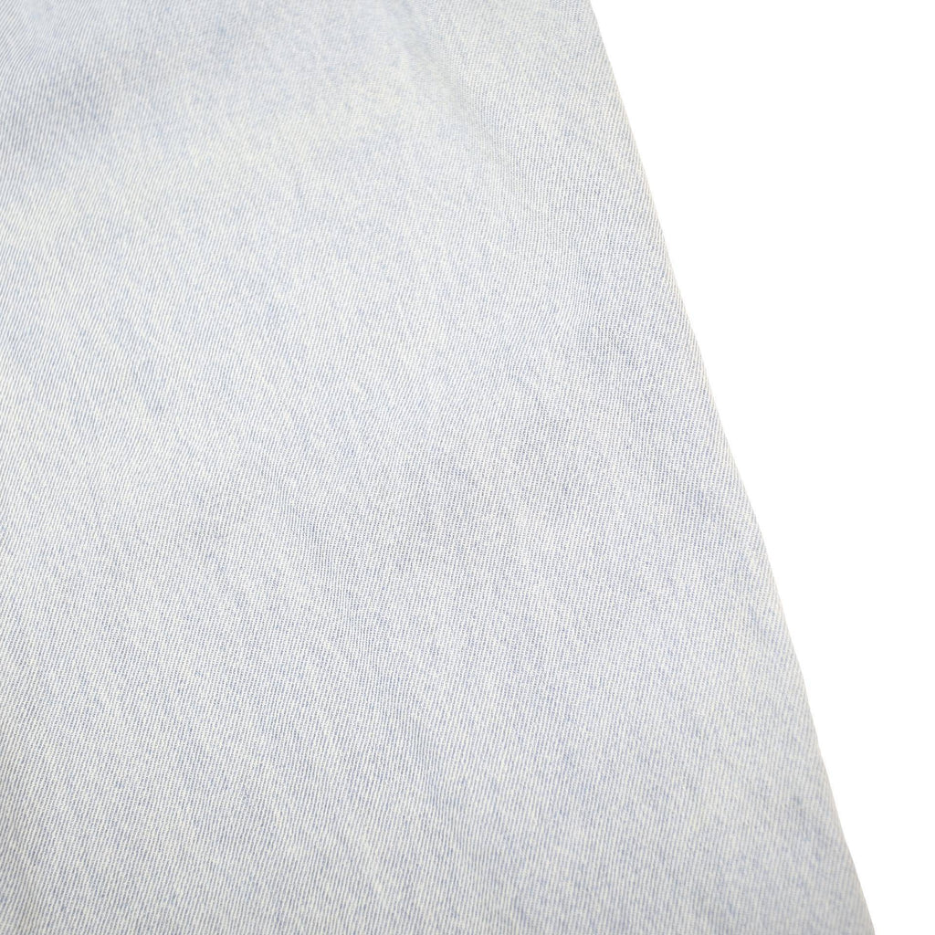 RIOT Womens Jeans Blue Regular Straight Denim Light W35 L30 Casual Cotton Style