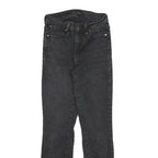 GUESS Womens Slim Black Denim Jeans W23 L26 Stretch Cotton Blend Zip Fastening