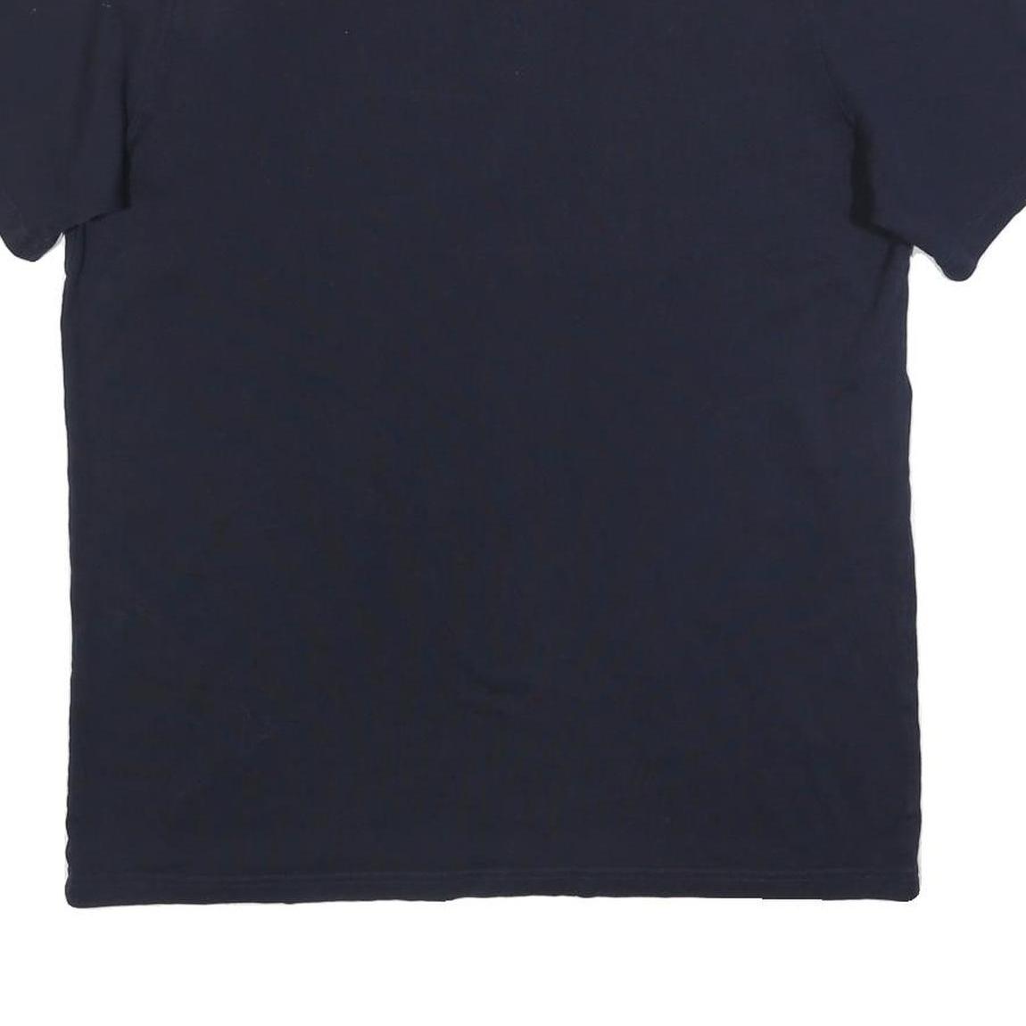 ADIDAS Mens Black Graphic T-Shirt L Short Sleeve Crew Neck Cotton Logo