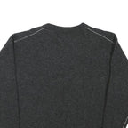 LACOSTE Mens Charcoal Plain Wool Jumper Crew Neck Basic Knit XS