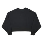 NIKE Womens Black Plain Crew Neck Basic Knit S Jumper Lightweight Comfort