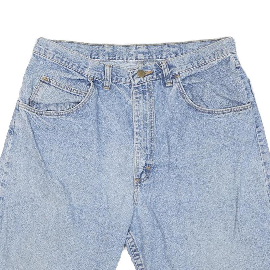 WRANGLER Mens Shorts Blue Denim Casual L W34 Classic Fit Relaxed