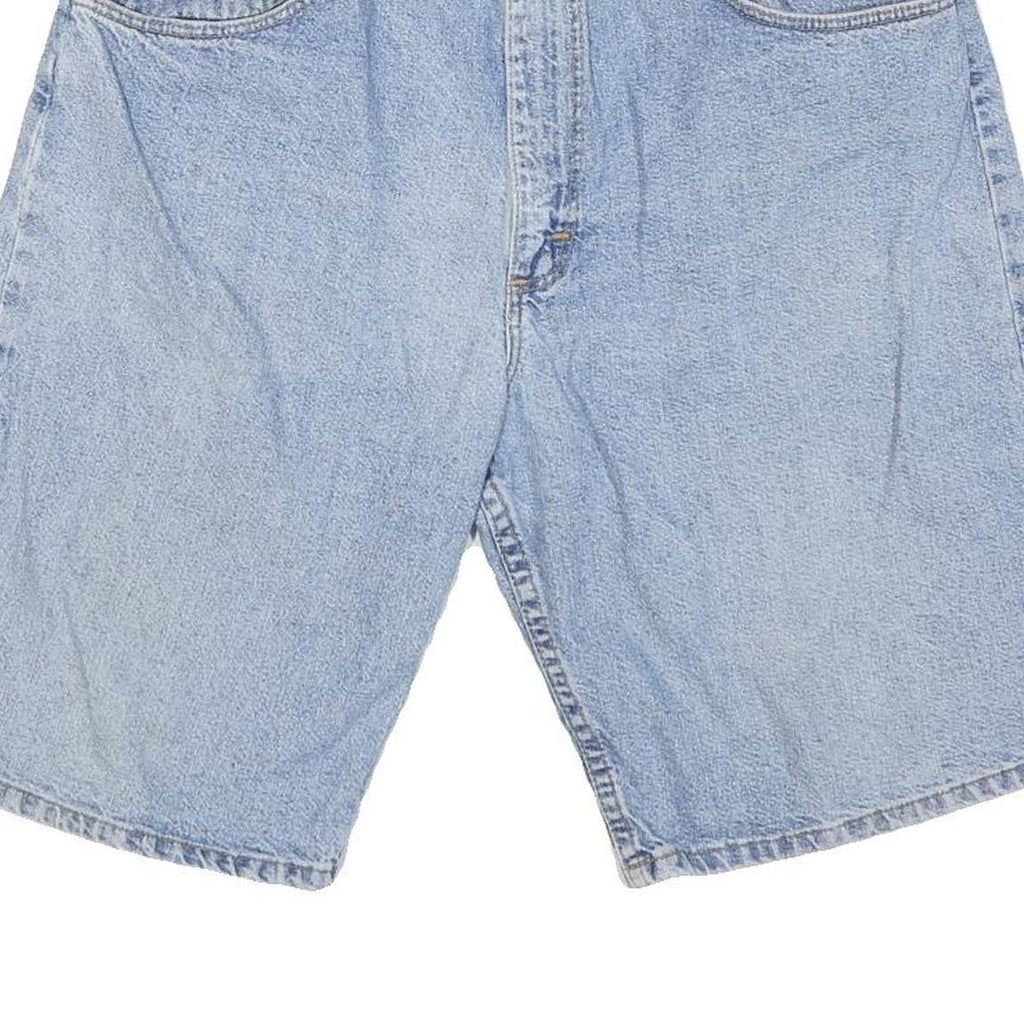 WRANGLER Mens Shorts Blue Denim Casual L W34 Classic Fit Relaxed