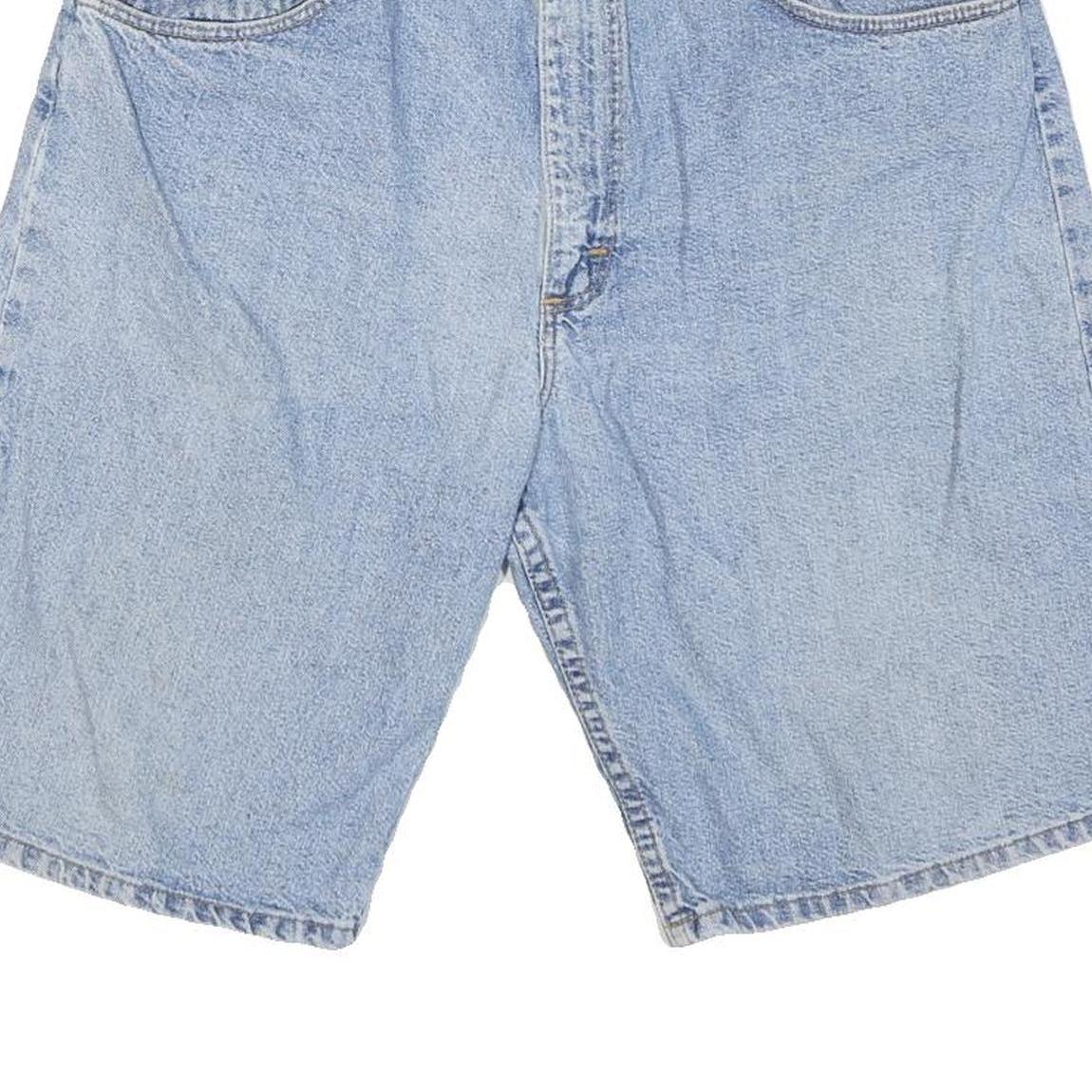 WRANGLER Mens Shorts Blue Denim Casual L W34 Classic Fit Relaxed