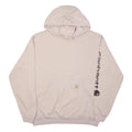 CARHARTT Womens Beige Hoodie L Cotton Blend Casual Pull Over Pouch Pocket