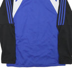 ADIDAS Womens Blue & Black Zip Jacket XL Polyester Blend Sportswear
