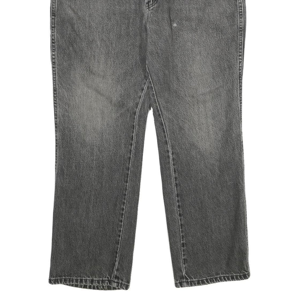 DICKIES Womens Jeans Grey Relaxed Straight Denim Medium W38 L30 Classic Workwear