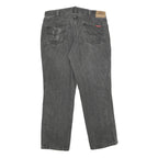 DICKIES Womens Jeans Grey Relaxed Straight Denim Medium W38 L30 Classic Workwear