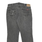 DICKIES Womens Jeans Grey Relaxed Straight Denim Medium W38 L30 Classic Workwear