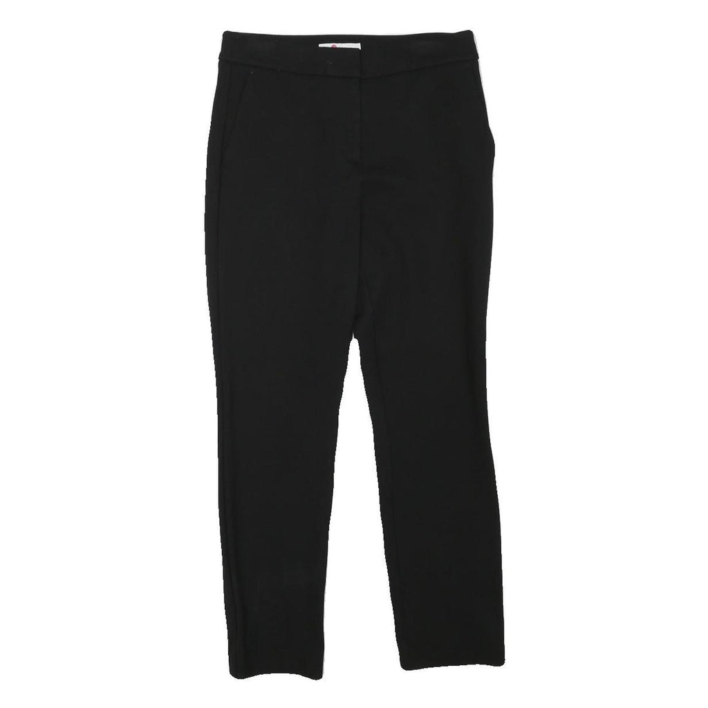 BODEN Mens Black Slim Zip Trousers W27 L24 Smart Casual Workwear