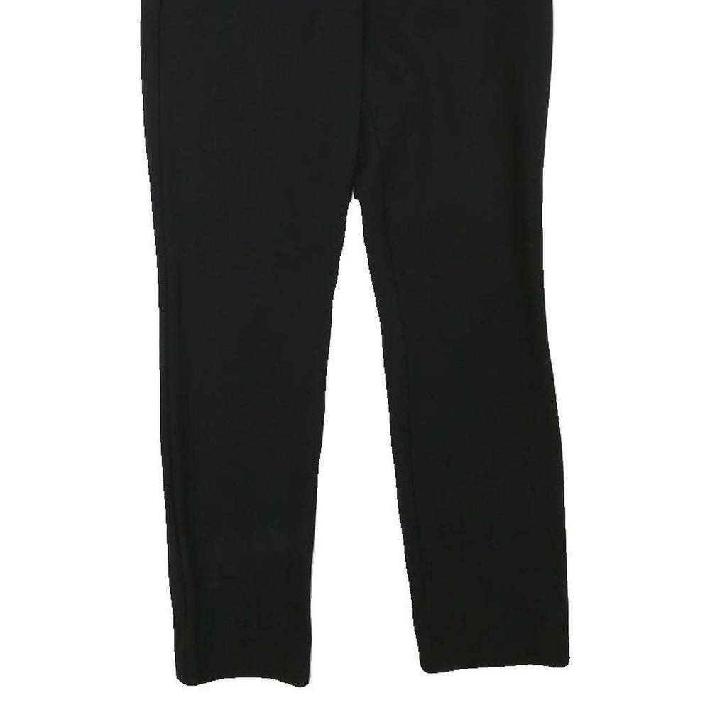 BODEN Mens Black Slim Zip Trousers W27 L24 Smart Casual Workwear