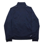 ADIDAS Womens Navy Blue Volleyball Track Jacket L Cotton Blend Zip Sportswear