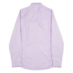 TED BAKER Mens Plain Shirt Purple Long Sleeve M