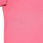 FILA Mens Pink Short Sleeve Plain L Polo Shirt Cotton Casual Summer