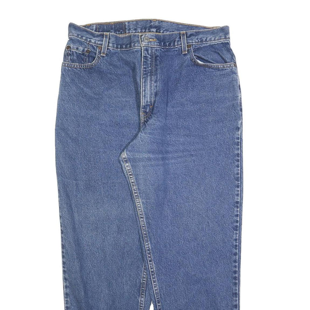 LEVI'S 550 Tapered Womens Jeans Blue Denim Relaxed Fit W34 L29 Classic Cotton