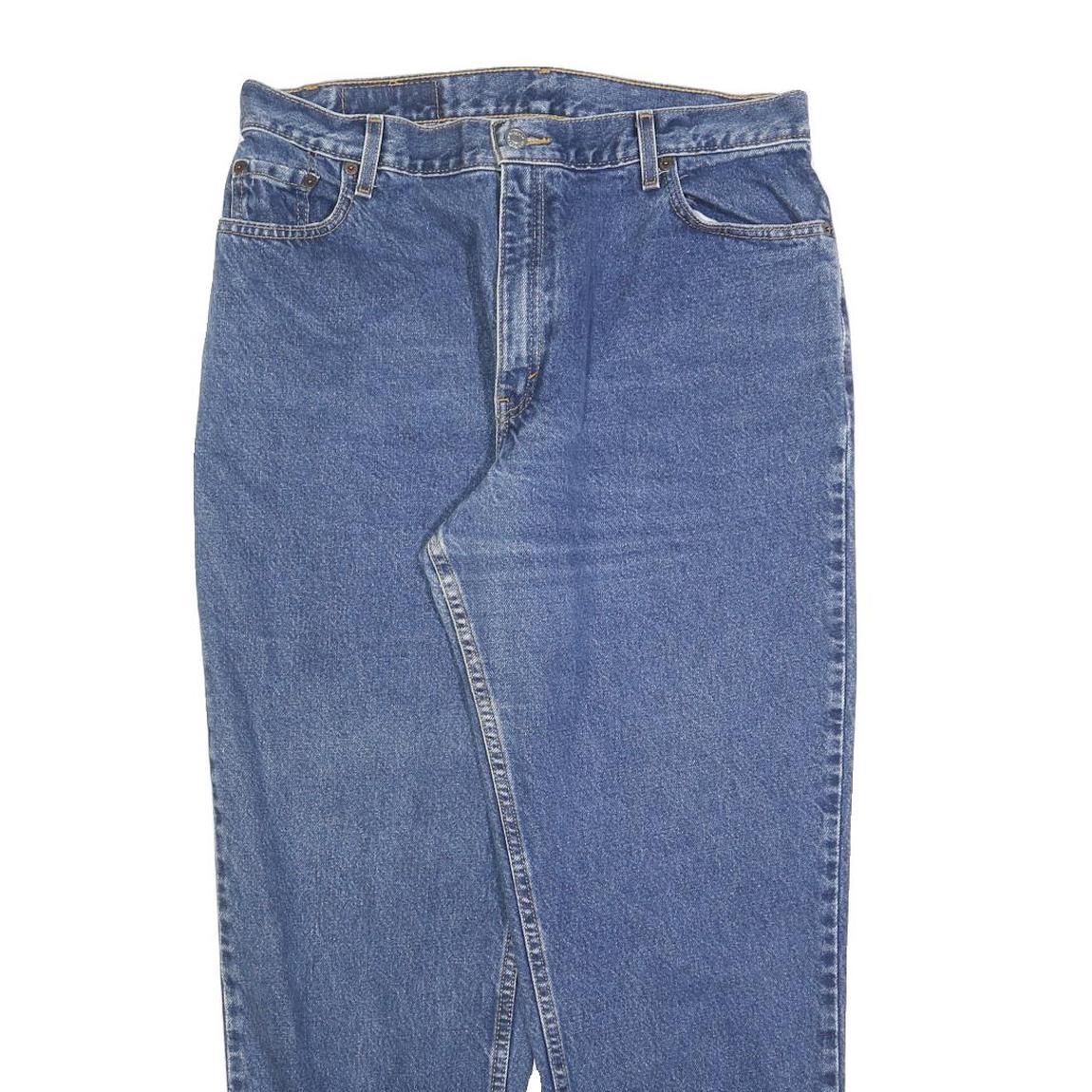 LEVI'S 550 Tapered Womens Jeans Blue Denim Relaxed Fit W34 L29 Classic Cotton