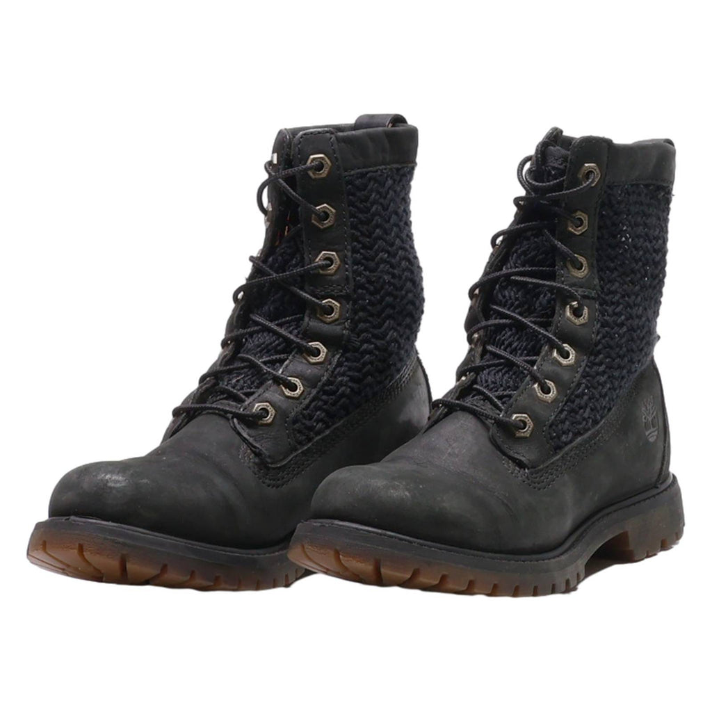 TIMBERLAND Lace-Up Boots Black Synthetic Womens UK 4