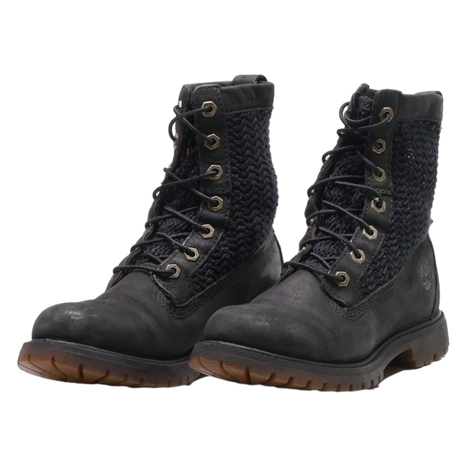 TIMBERLAND Lace-Up Boots Black Synthetic Womens UK 4