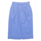 PENDLETON Womens Pencil Skirt Blue Midi Wool XXS