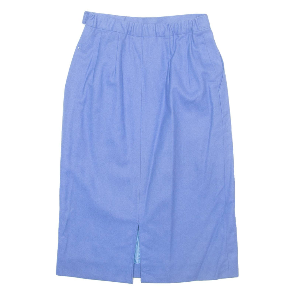 PENDLETON Womens Pencil Skirt Blue Midi Wool XXS