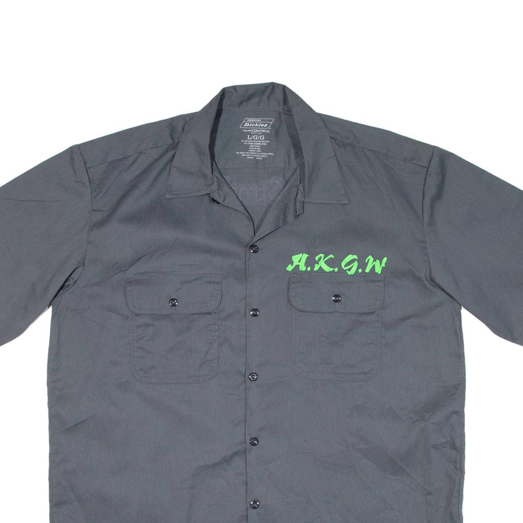 DICKIES Mens Worker Shirt Grey L
