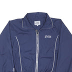 VIEW FROM Mens Navy Blue Track Jacket M Polyester Blend Zip Athletic Sportswear