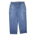 CARHARTT Mens Regular Fit Blue Denim Jeans W30 L32 Zip Closure Straight Leg