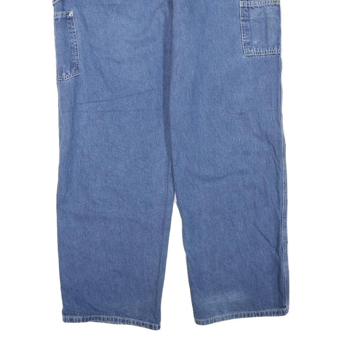 CARHARTT Mens Regular Fit Blue Denim Jeans W30 L32 Zip Closure Straight Leg