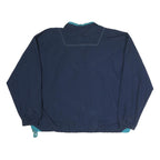 GEAR Mens Navy Blue Track Jacket XL Polyester Zip Plain Casual Lightweight