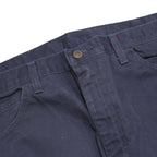 DICKIES Mens Cotton Blend Navy Relaxed Straight Trousers W36 L30 Workwear