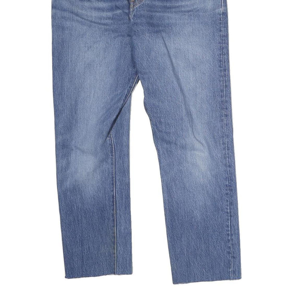 LEVI'S 501S Mens Jeans Blue Regular Straight Denim Medium W32 L25 Classic Fit