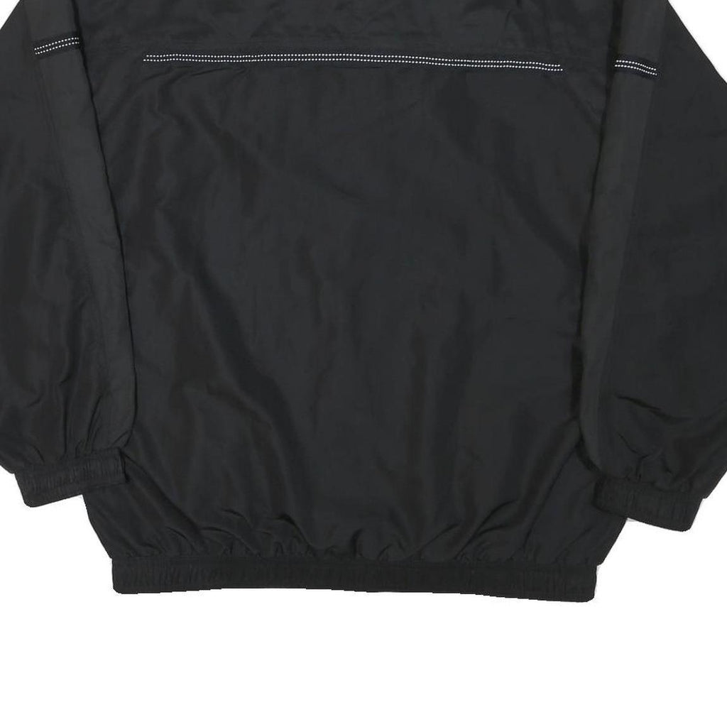 PUMA Mens Black Sports Zip Jacket M Polyester Blend Plain Athletic Activewear