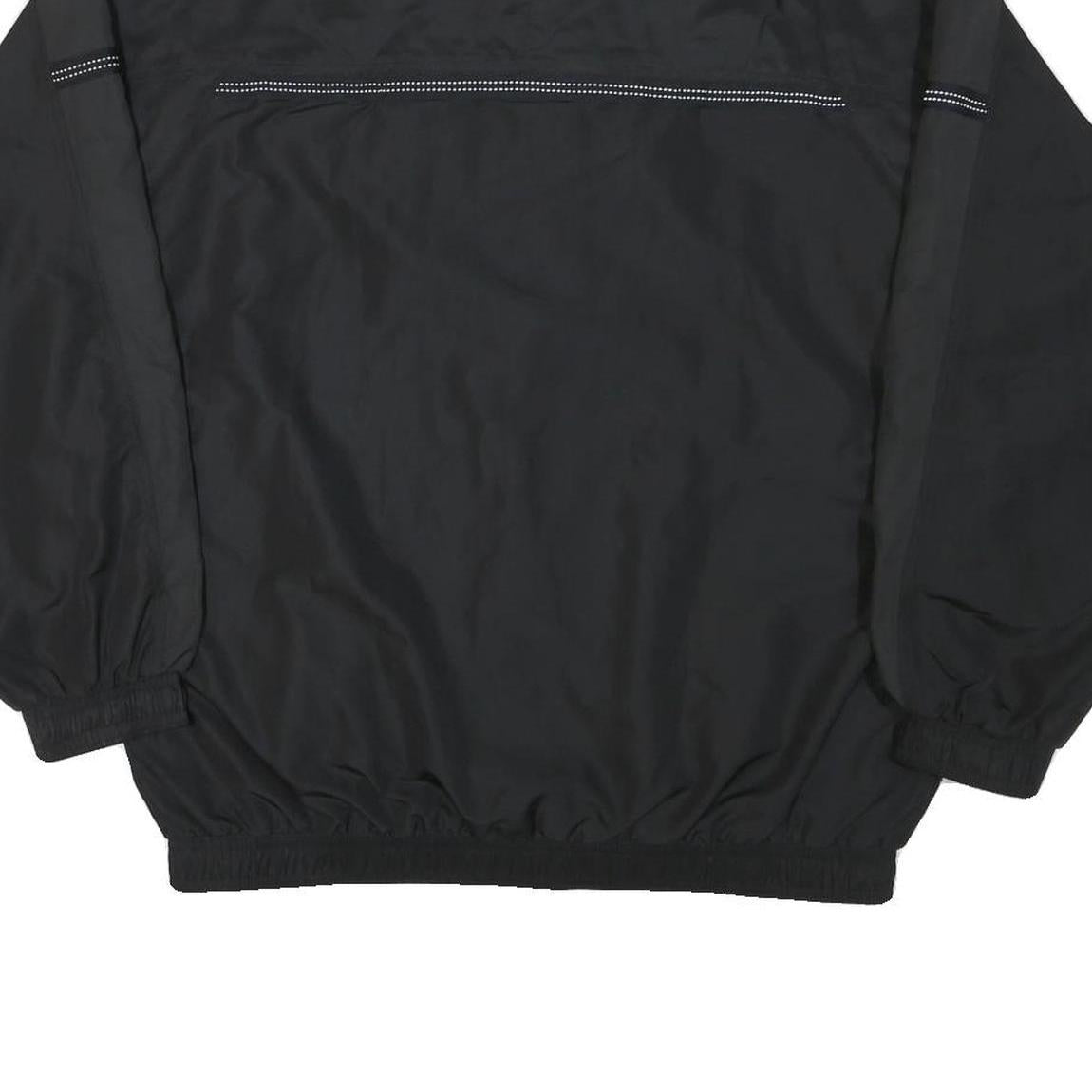 PUMA Mens Black Sports Zip Jacket M Polyester Blend Plain Athletic Activewear