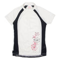 CRIVIT Cycling Womens Jersey White 1/2 Zip M
