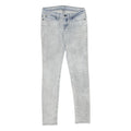 LEVI'S Womens Slim Skinny Denim Light Blue Jeans W27 L32 Slim Fit Zip Closure