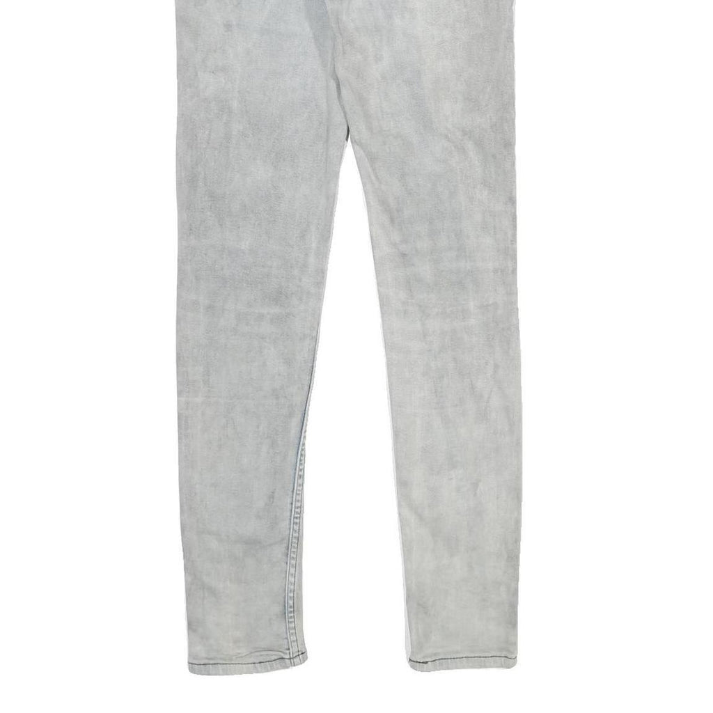 LEVI'S Womens Slim Skinny Denim Light Blue Jeans W27 L32 Slim Fit Zip Closure