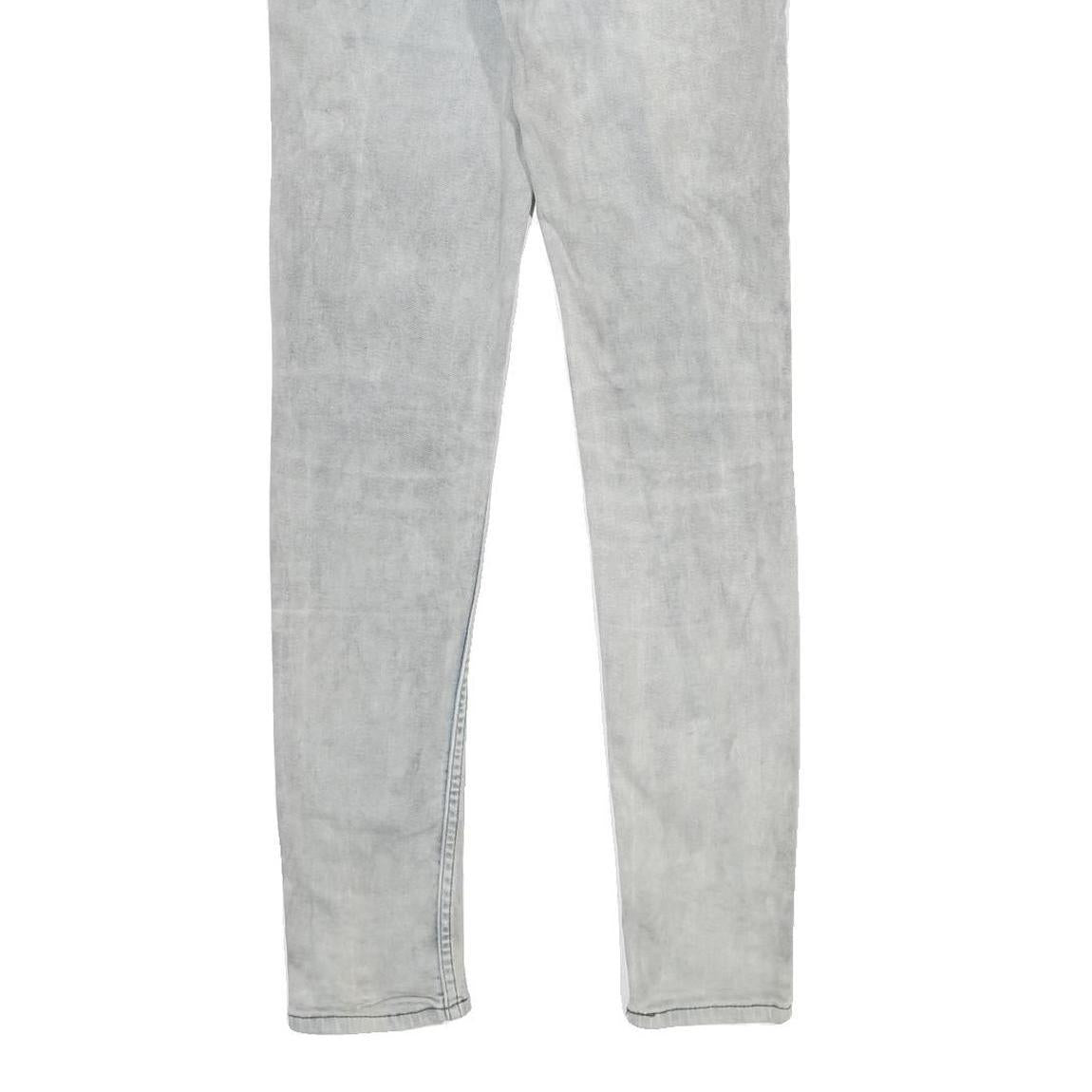 LEVI'S Womens Slim Skinny Denim Light Blue Jeans W27 L32 Slim Fit Zip Closure