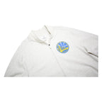 FANATICS Mens White Warriors Jacket L Polycotton Zip Plain Sportswear
